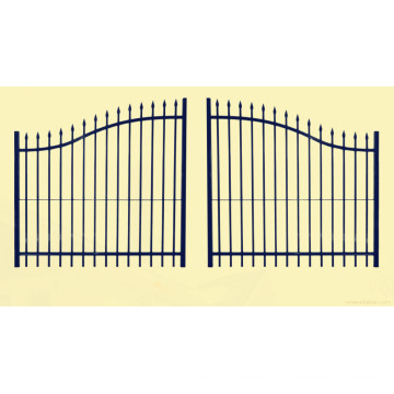 Puerta de hierro con Sharp End Metal Garden Gate